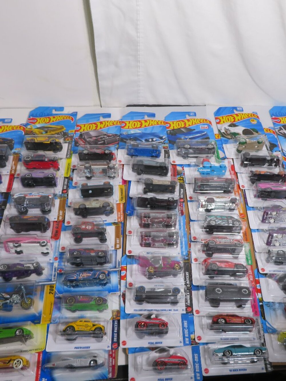Lot of 72 Hot Wheels Diecast Cars Mixed Mainline Character Premium Carded